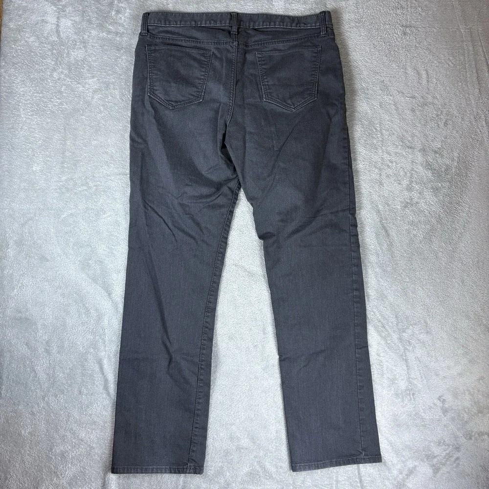 Banana Republic Travel Jean Men 36x34 (Fits 36x32)‎ Gray Slim Stretch
